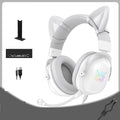 Cat Ear Gaming Headphones with Microphone