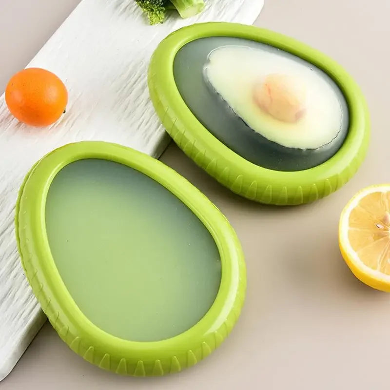 4-Piece Silicone Fruit Storage Box Set - Keep Your Fruits and Vegetables Fresh with Innovative Sealed Design