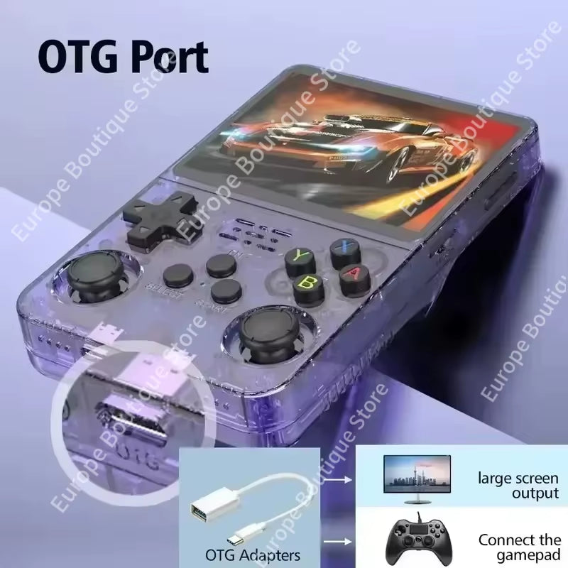 R36S Retro Handheld Game Console – 64GB Linux System - 15,000 games