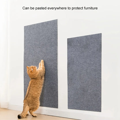 Premium Self-Adhesive Cat Scratching Pad - Durable Multifunctional Corner Protector for Furniture and Climbing Frames, Includes 10 Fixers for Enhanced Stability