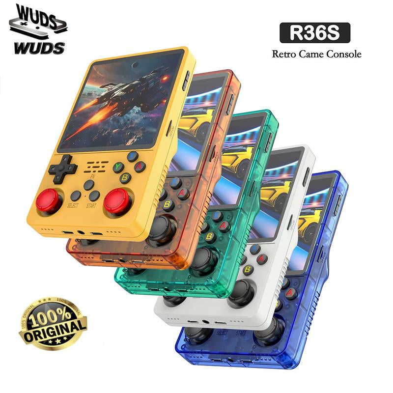 WUDS R36S Retro Handheld Game Console - 16,000 games