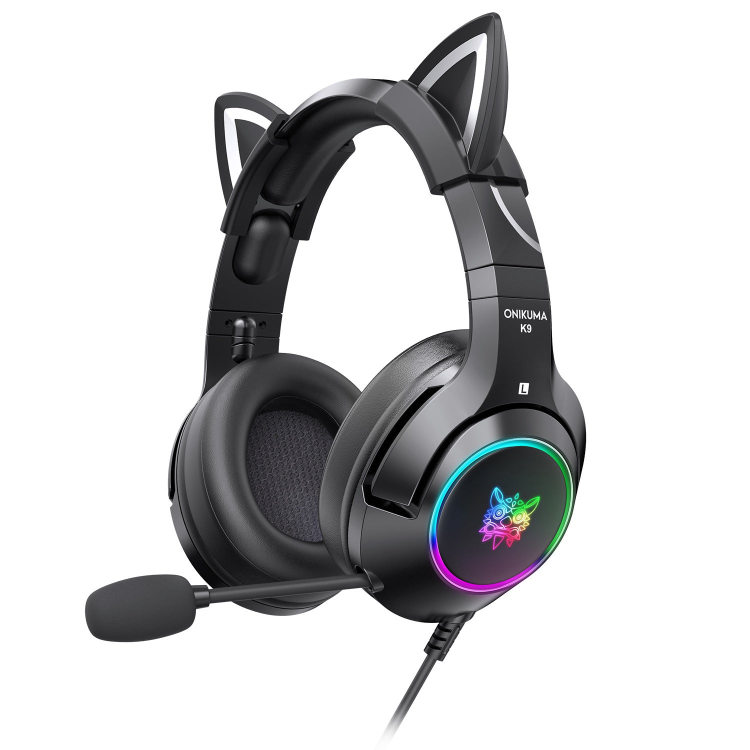 Cat Ear Gaming Headphones with Microphone