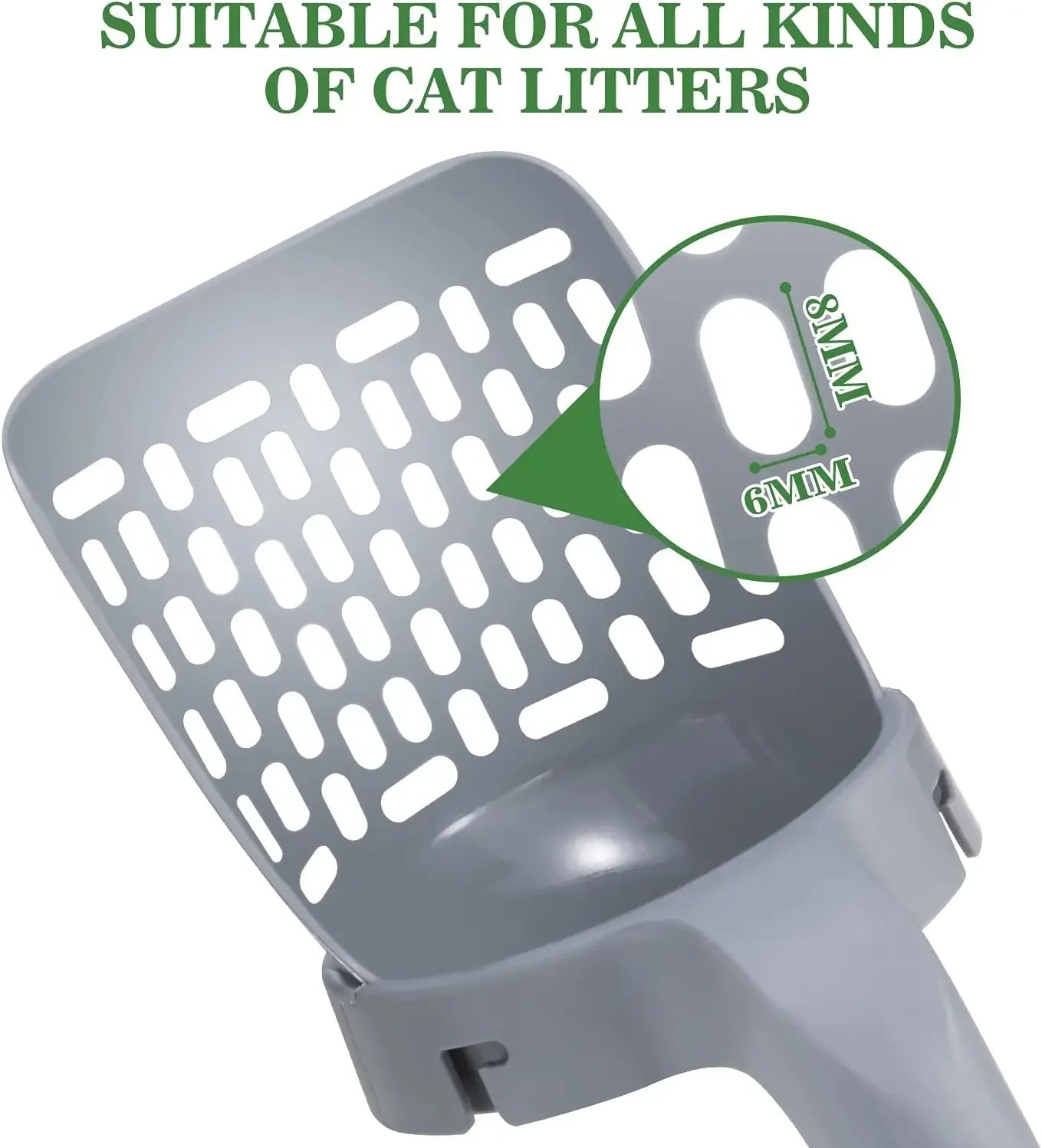 Premium Cat Litter Scoop with Convenient Refill Bags - Effortless Cleaning for Your Feline Friend's Litter Box
