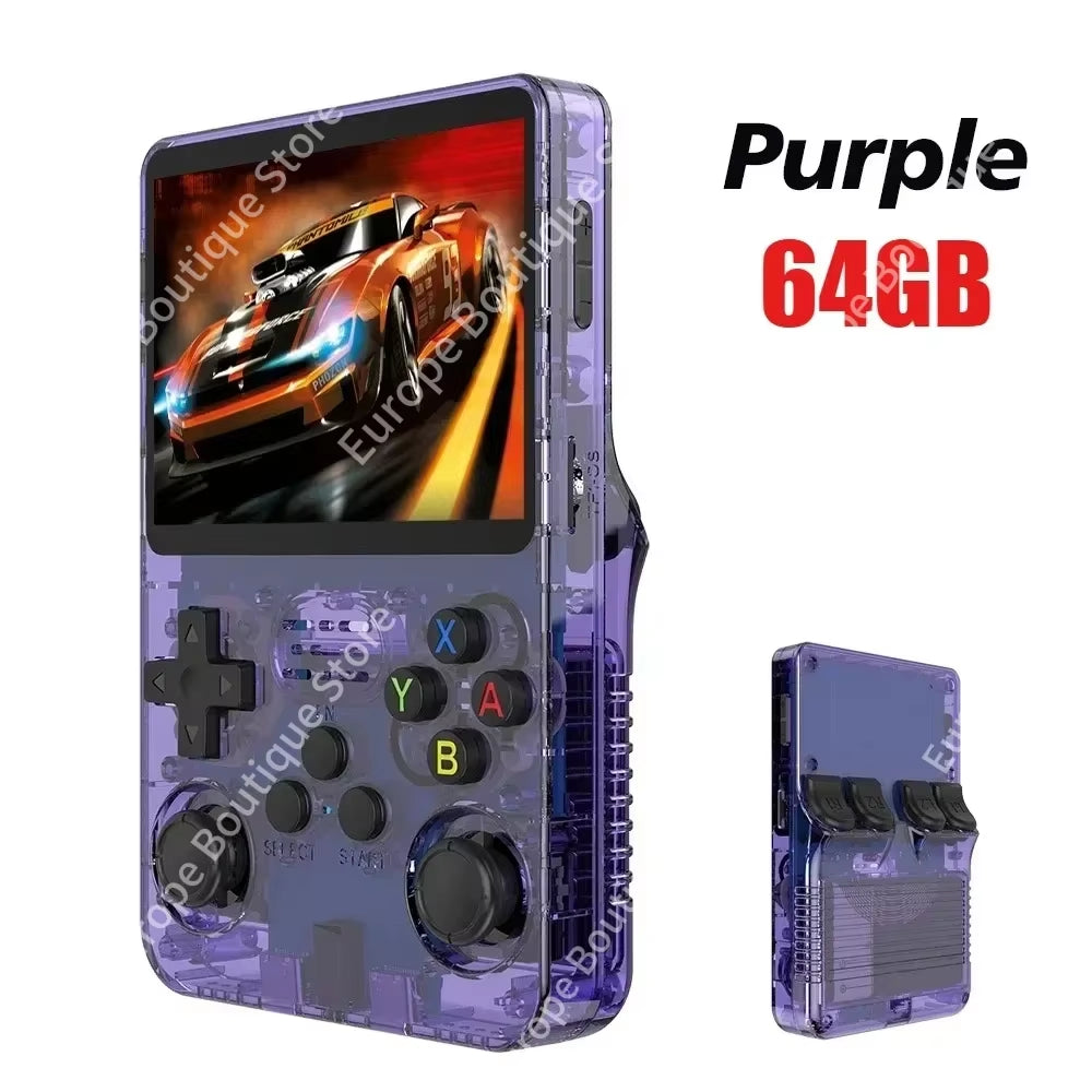 R36S Retro Handheld Game Console – 64GB Linux System - 15,000 games