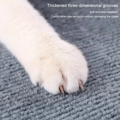 Premium Self-Adhesive Cat Scratching Pad - Durable Multifunctional Corner Protector for Furniture and Climbing Frames, Includes 10 Fixers for Enhanced Stability