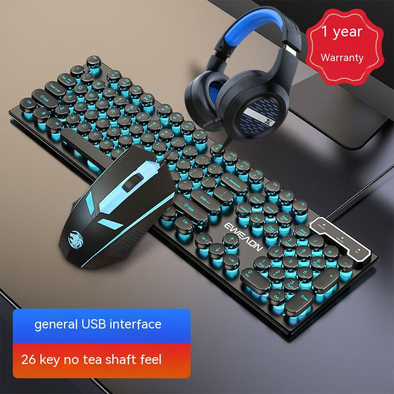 RGB Gaming Keyboard, Mouse & Headset Combo