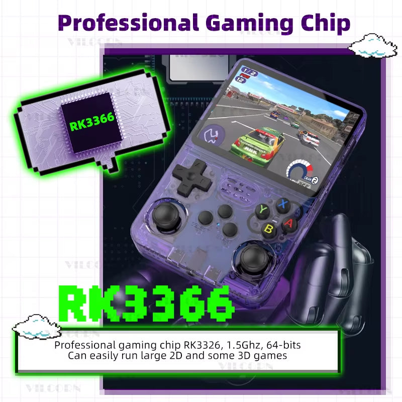 R36S Retro Handheld Game Console – 640x480 64GB - 22,000 games
