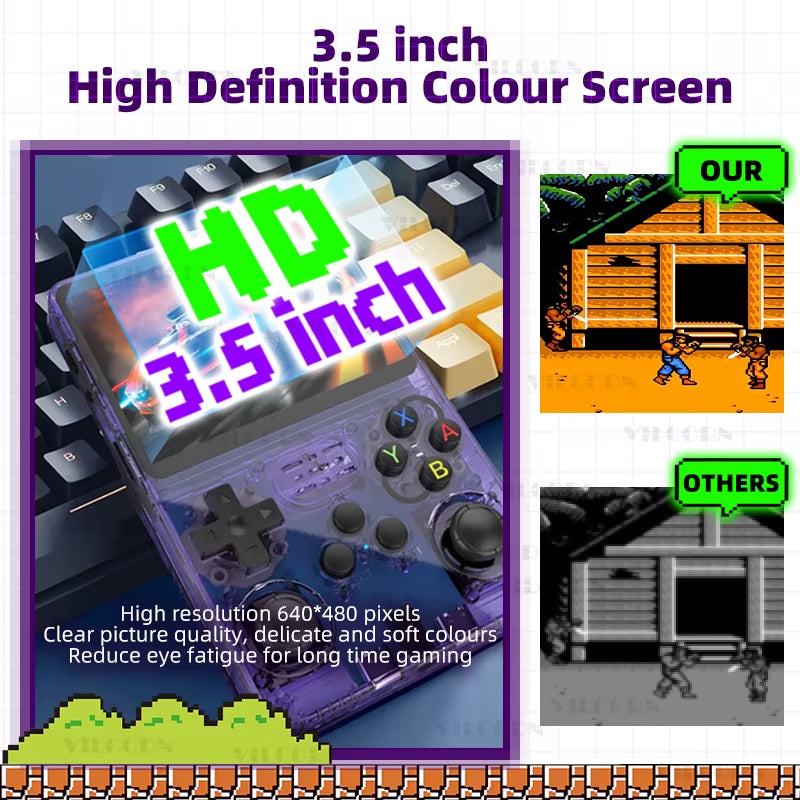 R36S Retro Handheld Game Console – 640x480 64GB - 22,000 games