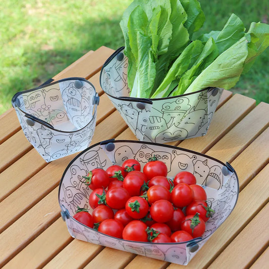 Versatile Outdoor Folding Tableware Set - Lightweight and Compact Camping Bowl, Plate, and Cup