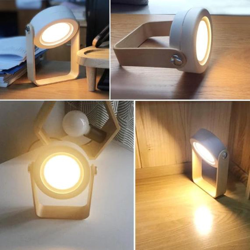 Foldable Touch Dimmable Reading LED Night Light Portable Lantern Lamp USB Rechargeable for Home Decor