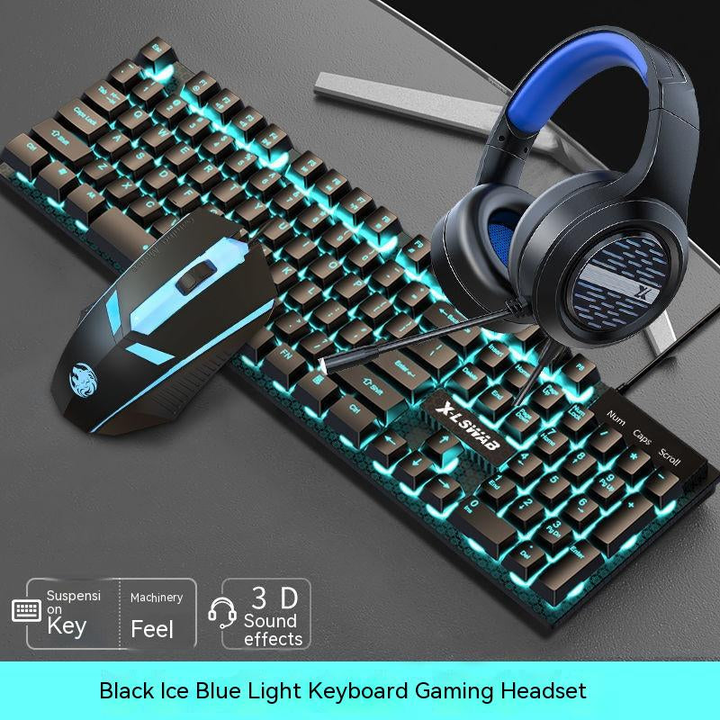RGB Gaming Keyboard, Mouse & Headset Combo