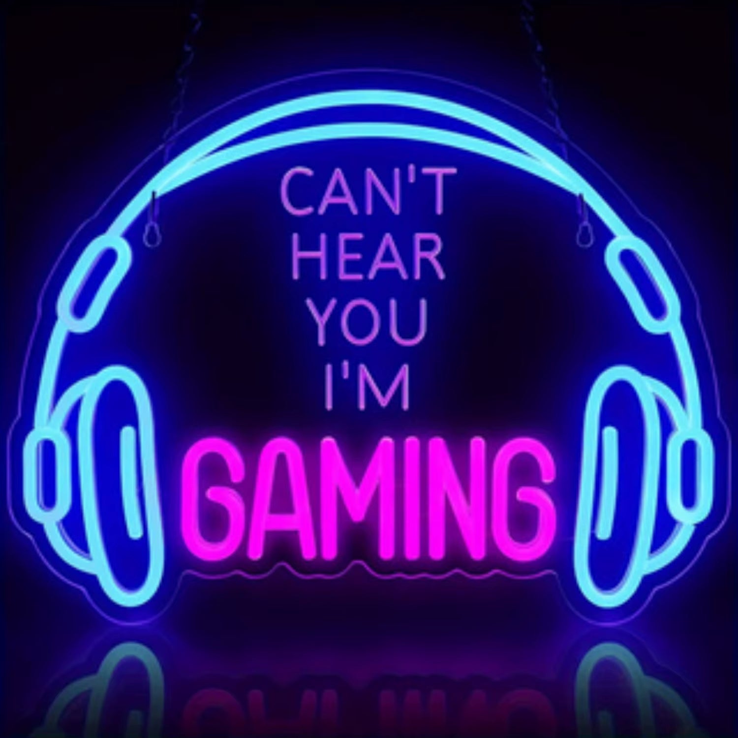  "Can't Hear You, I'm Gaming" Neon sign