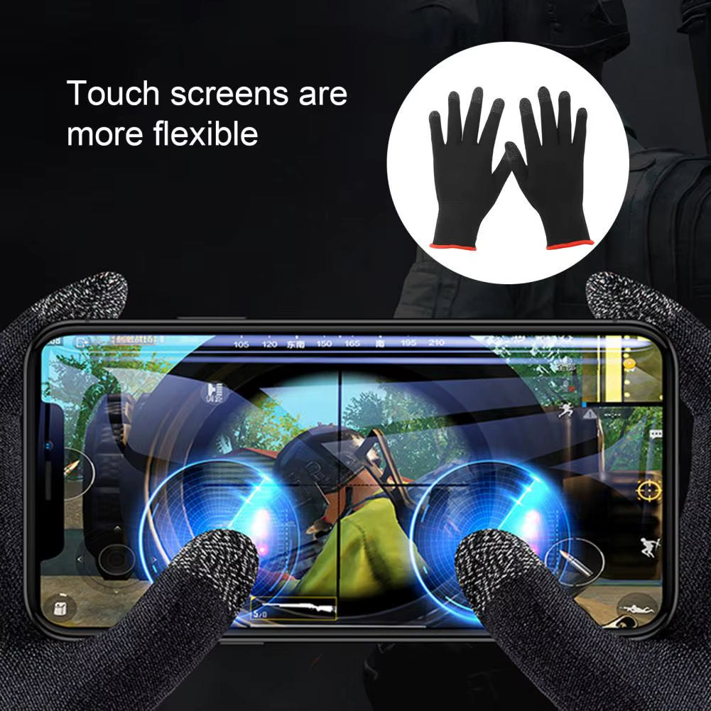 Breathable Lightweight Gloves for Mobile Gaming - Sweat Proof 