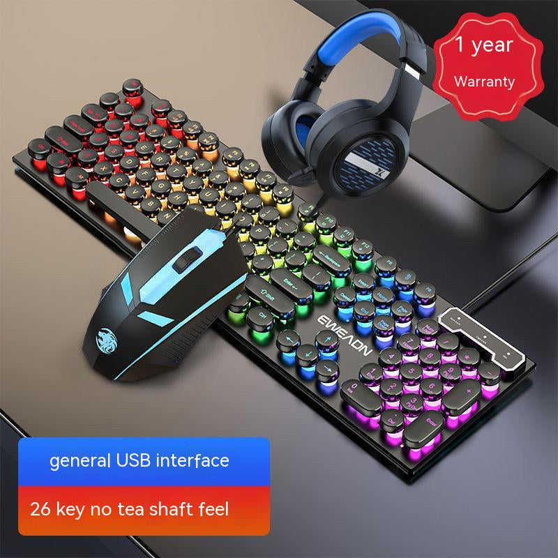 RGB Gaming Keyboard, Mouse & Headset Combo